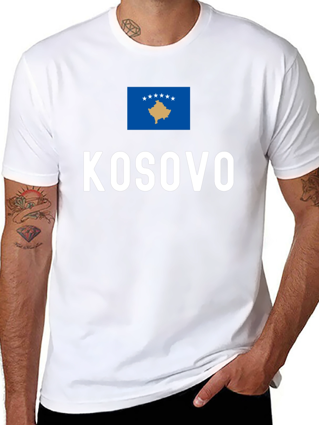 Kosovo Flag T-Shirt - Country Pride Tee - 8