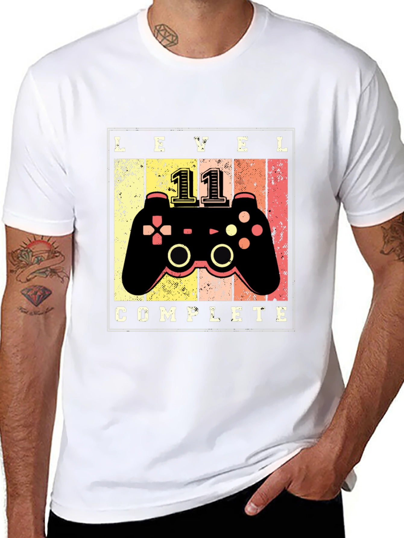 Black Level 11 Complete Gaming T-Shirt - Gamer Gift view 8