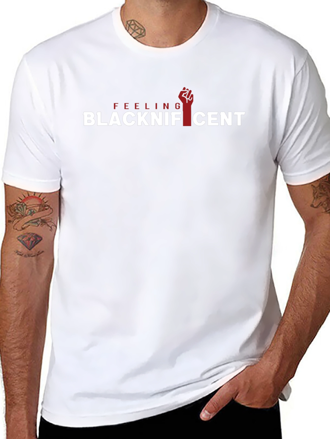 Black Blacknificent Statement T-Shirt view 8