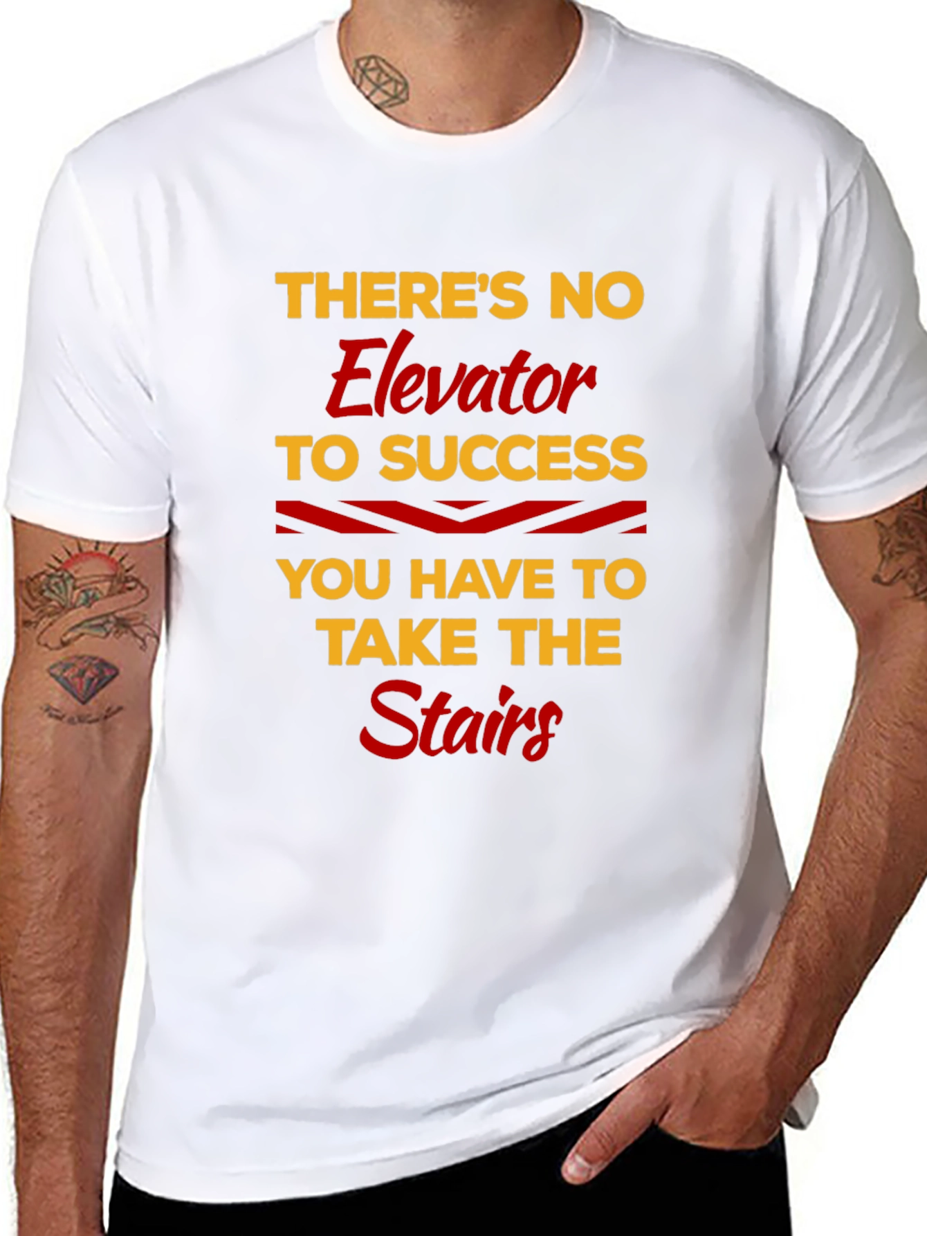 Black Inspirational Motivation Success T-Shirt view 8