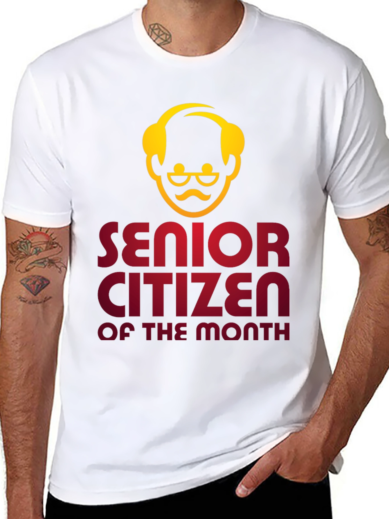 Black Senior Citizen of the Month Graphic Tee view 8