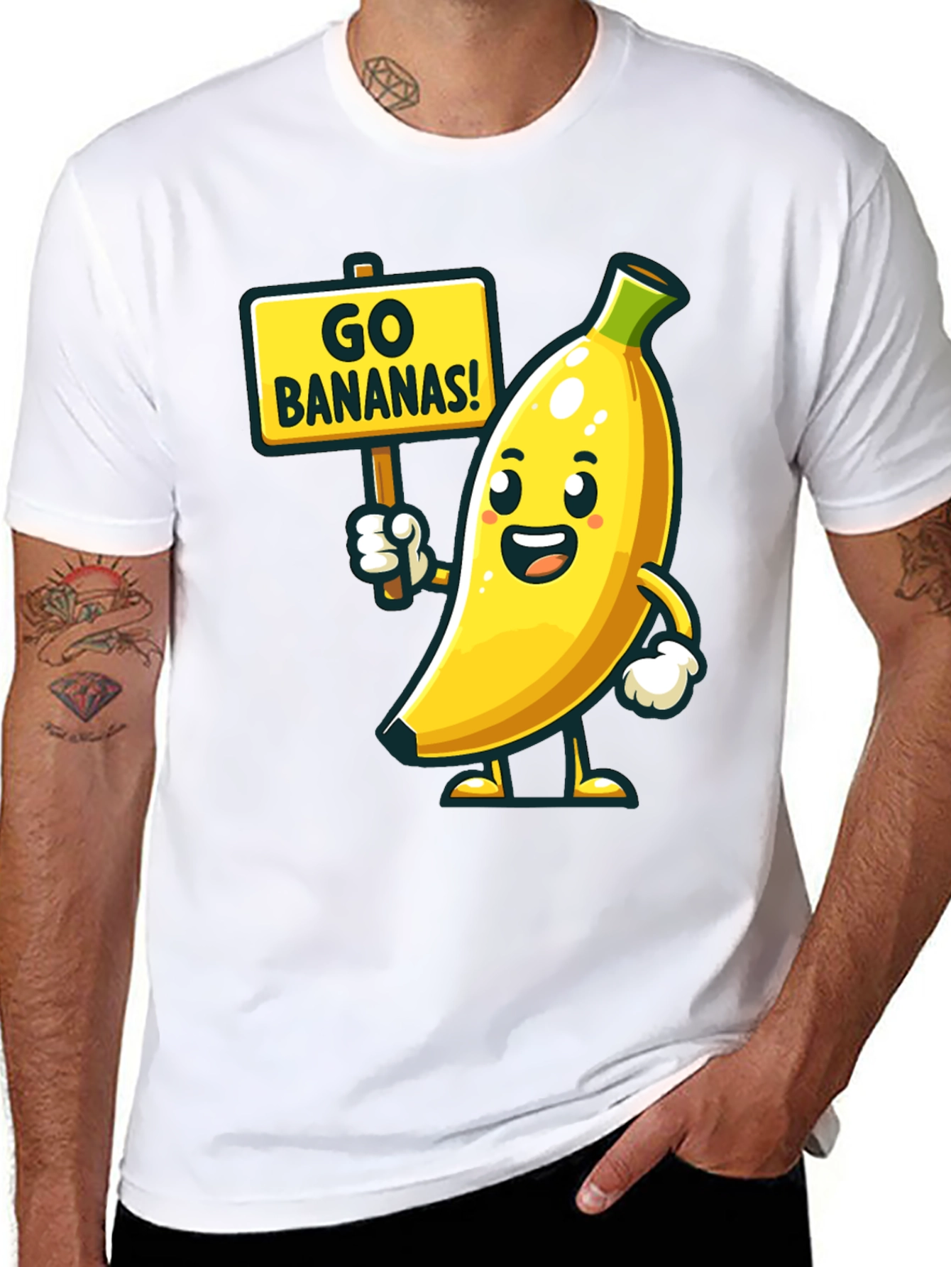 Black Go Bananas T-Shirt view 8