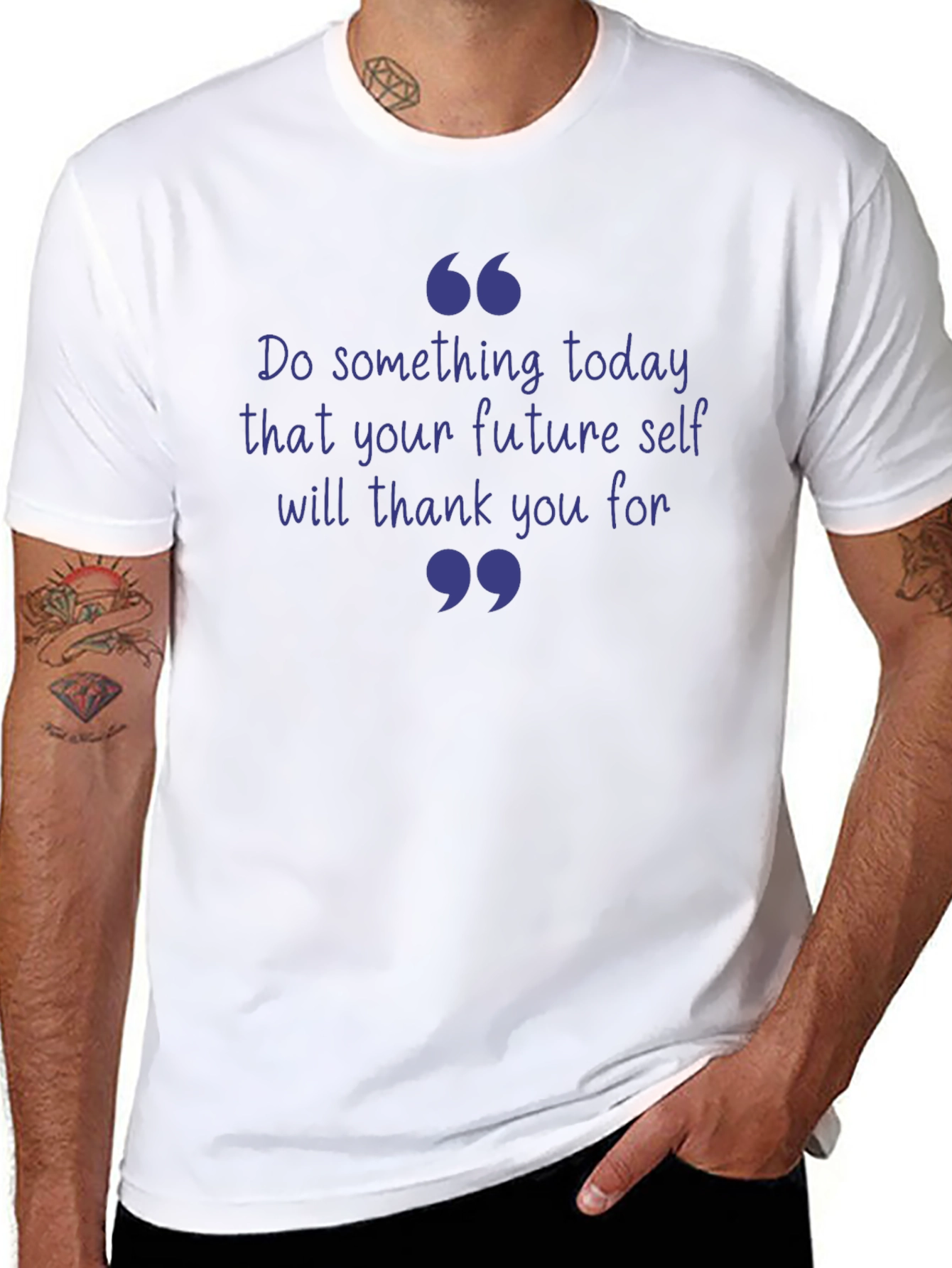Inspirational Quote T-Shirt - Future Self Thank You - 8