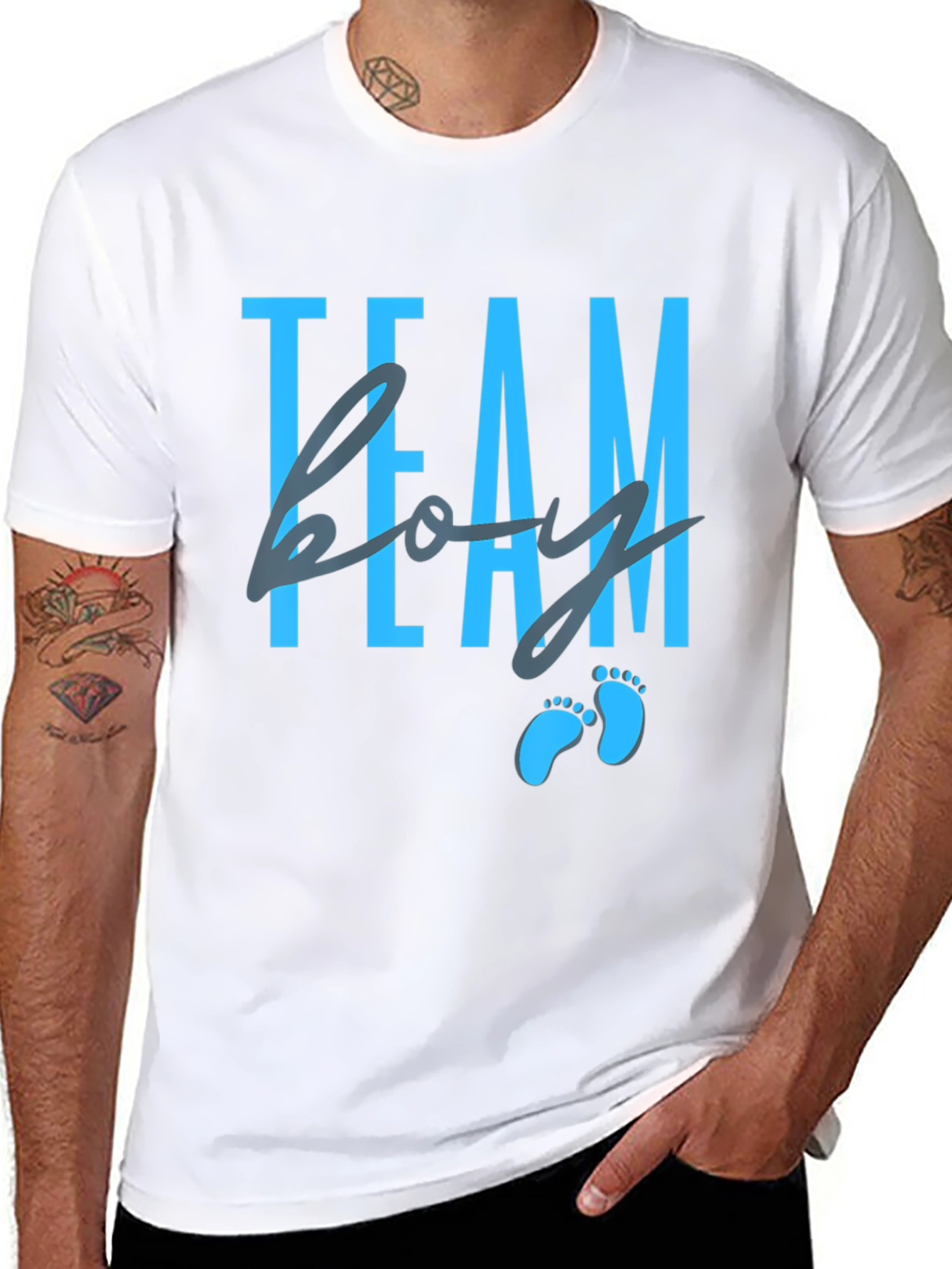 Team Boy Baby Shower T-Shirt - 8
