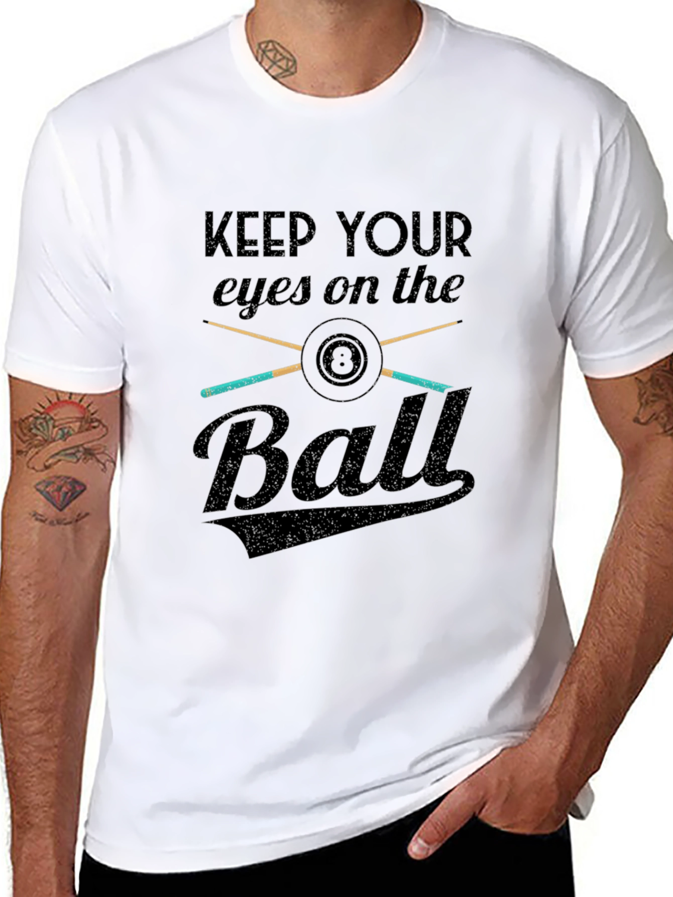 Keep Your Eyes On The Ball T-Shirt - 8