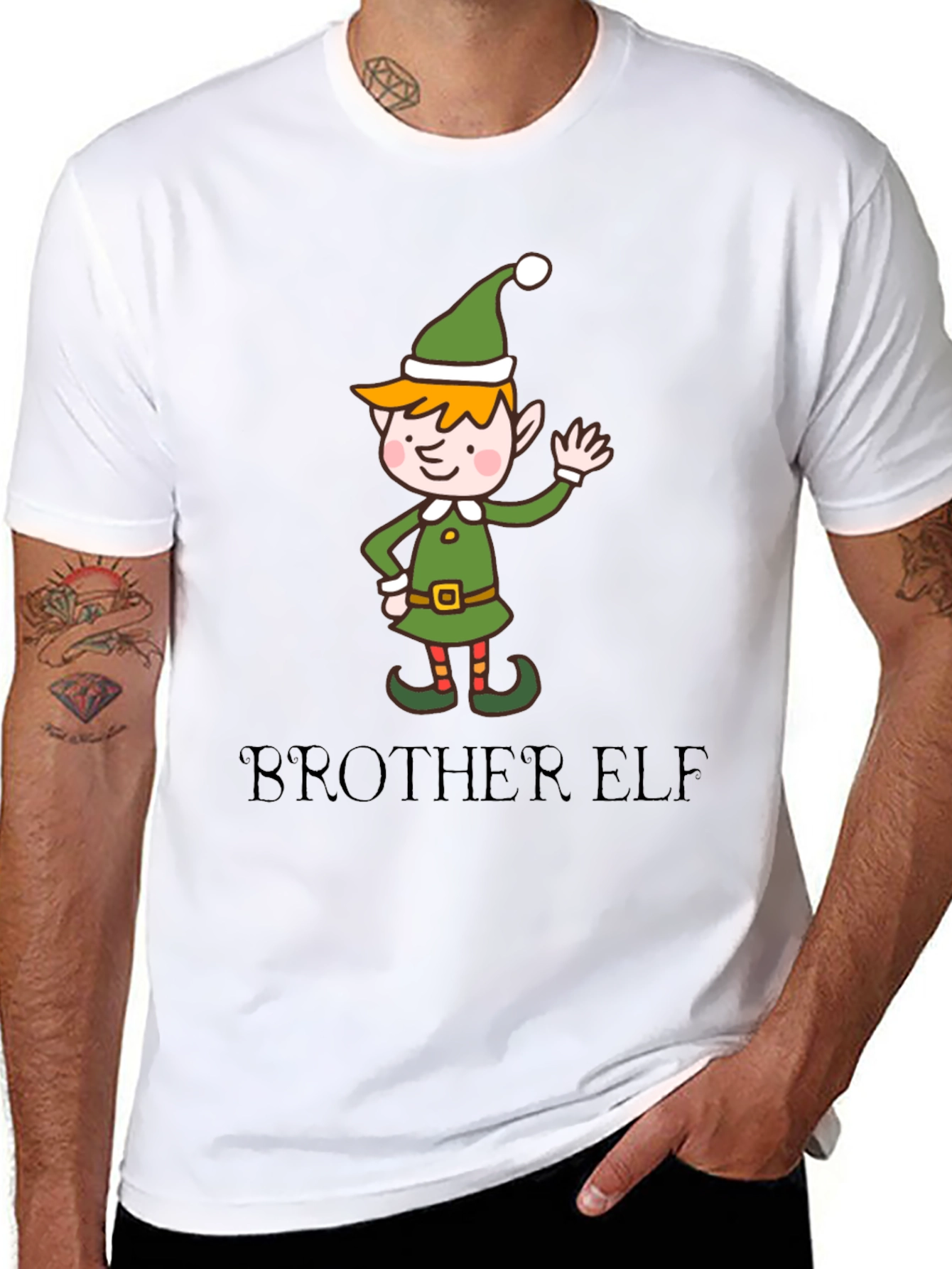 Black Brother Elf T-Shirt view 8