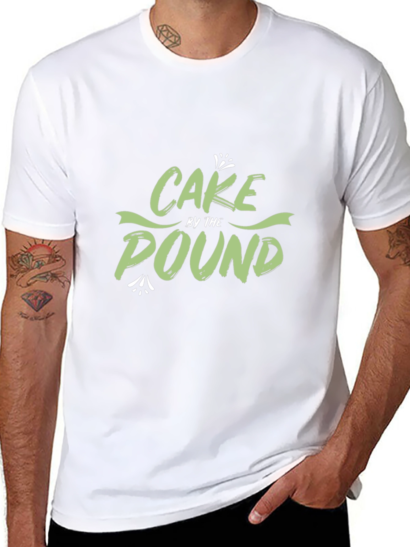 Black Cake by the Pound Graphic Tee - Trendy Comfort view 8