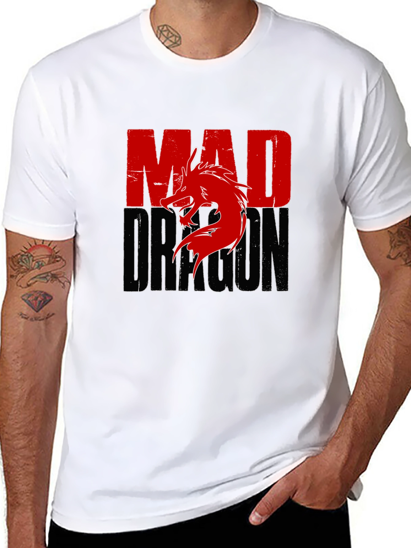 Mad Dragon Graphic T-Shirt - 8