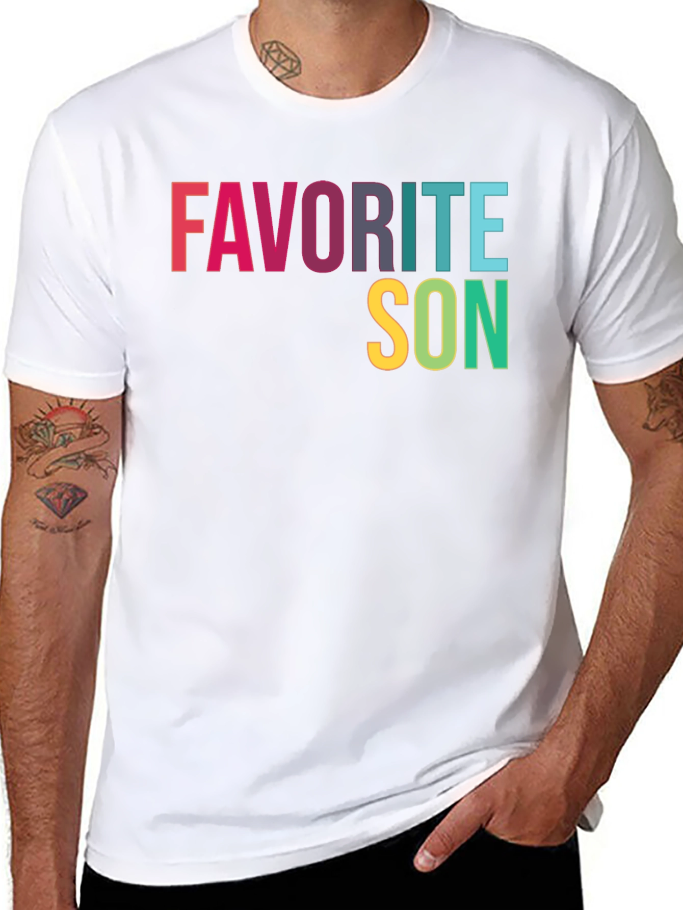 Black Favorite Son Graphic T-Shirt - Soft Cotton Blend view 8