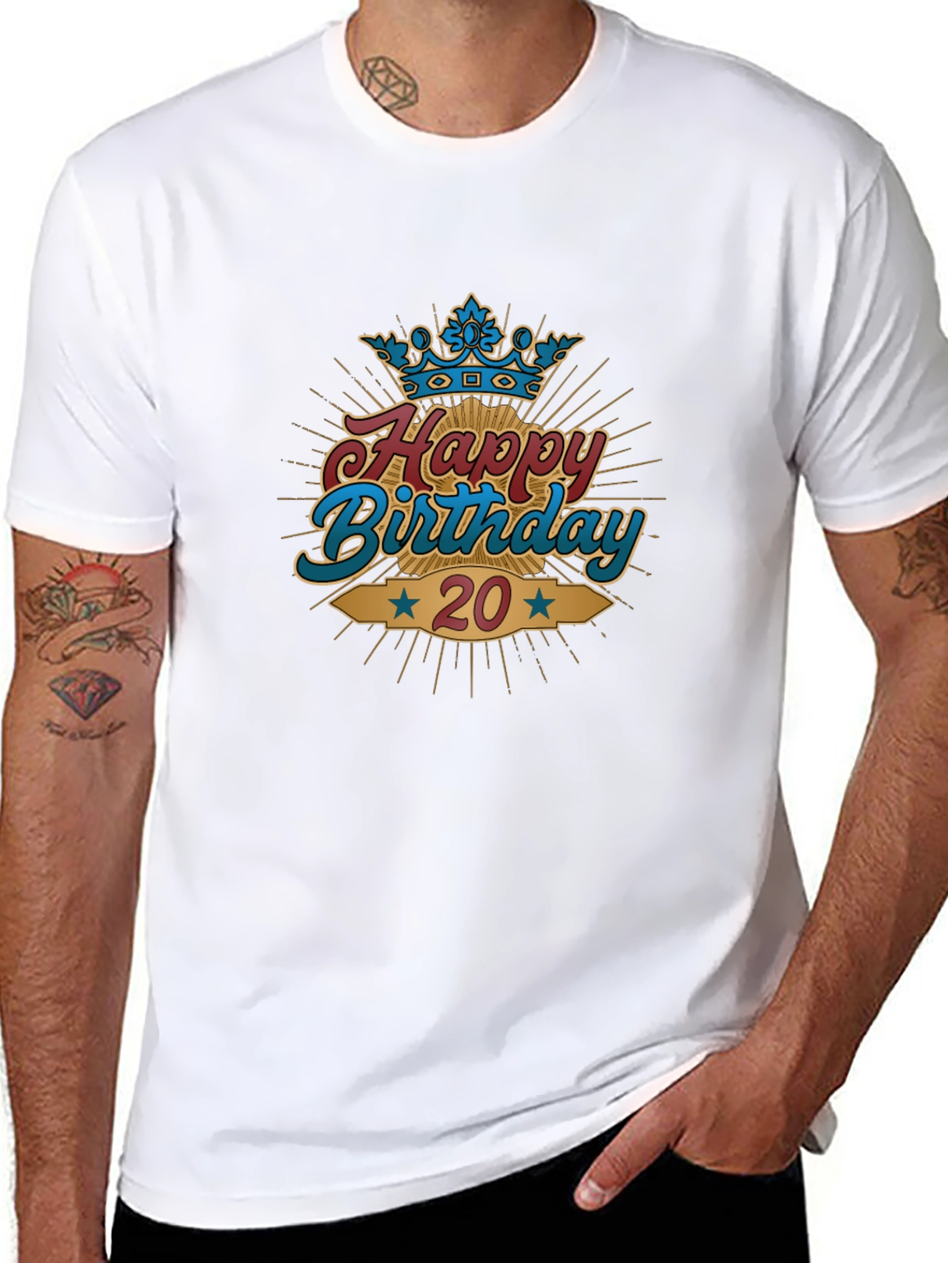 Happy Birthday 20 T-Shirt - 8