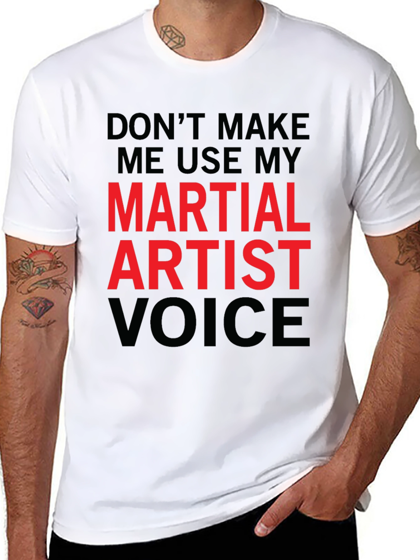 Martial Artist Voice Funny T-Shirt - 8
