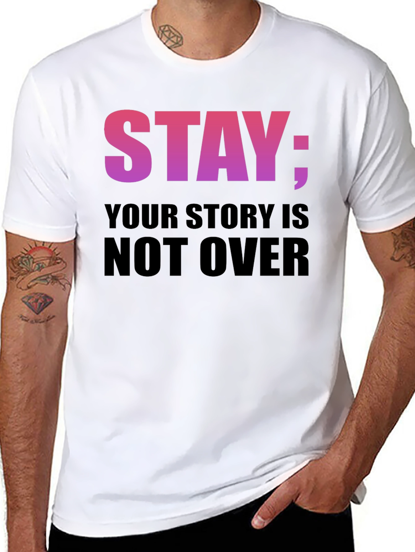 Black Stay: Your Story Is Not Over T-Shirt view 8