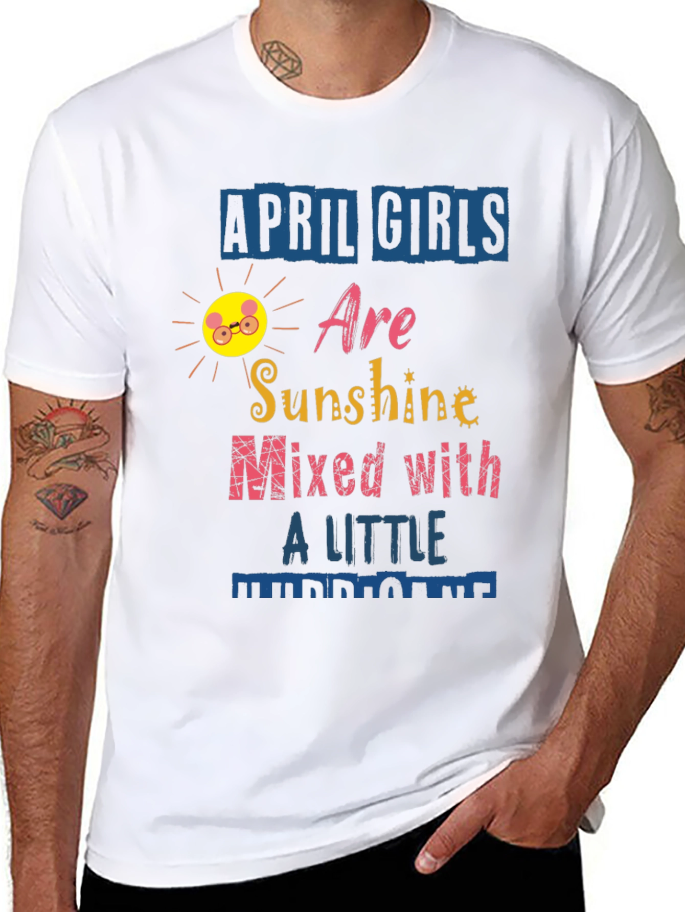 Black April Girls Sunshine Graphic T-Shirt view 8