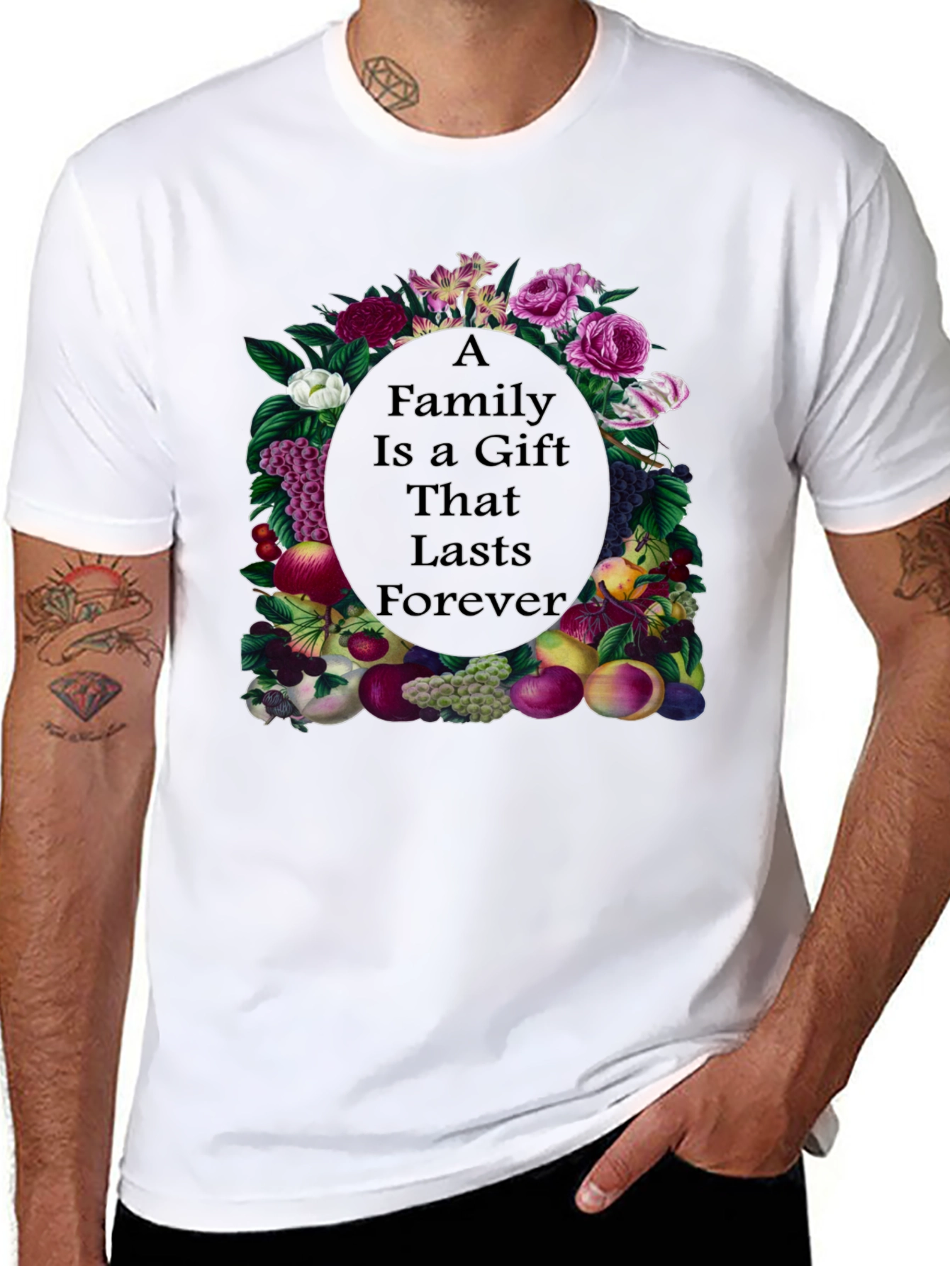 Black Family is a Gift T-Shirt view 8