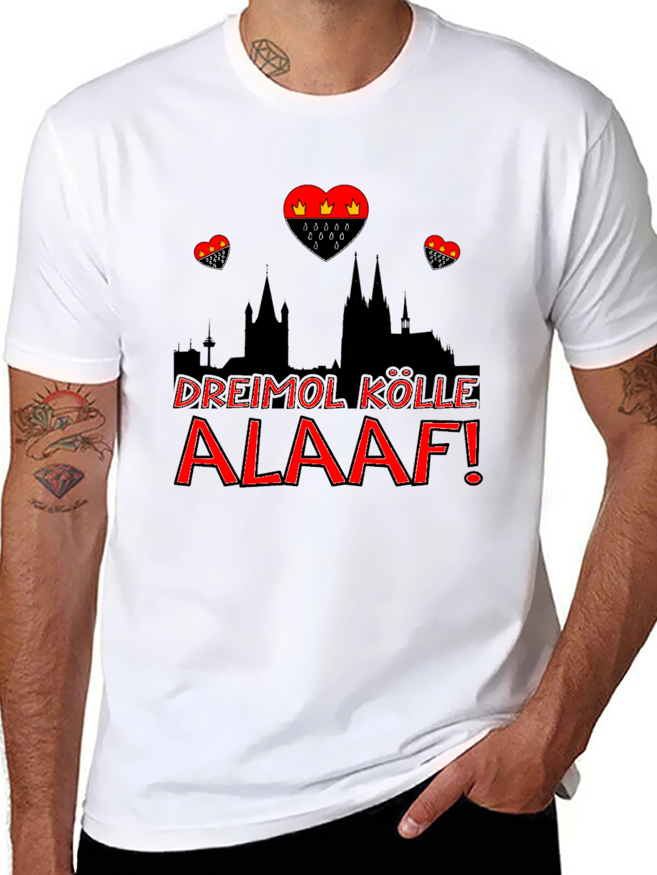 Köln Alaaf T-Shirt - City Skyline - 8