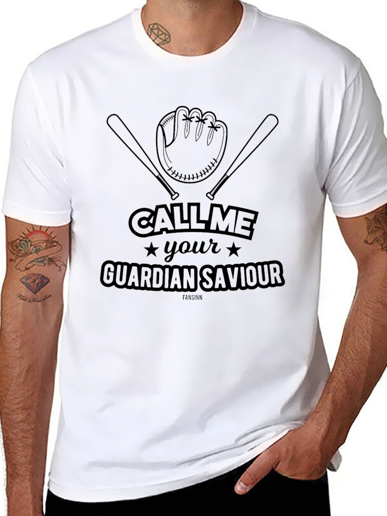Baseball Guardian Savior Graphic Tee - 8