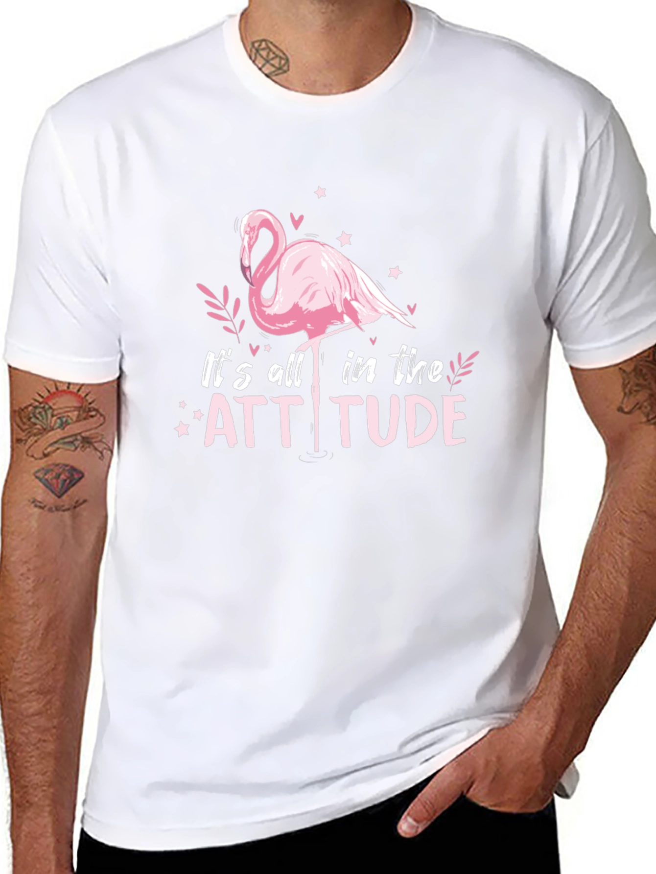 Flamingo Attitude T-Shirt - 8