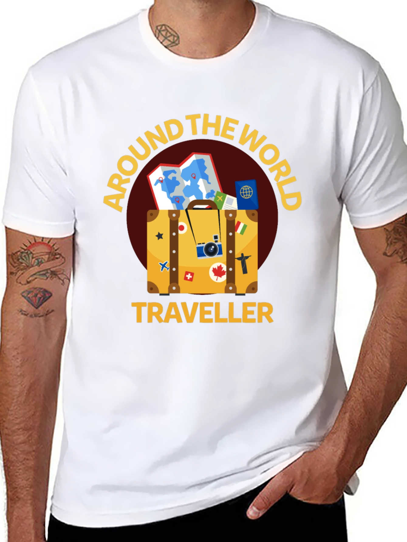 Around The World Traveler T-Shirt - 8