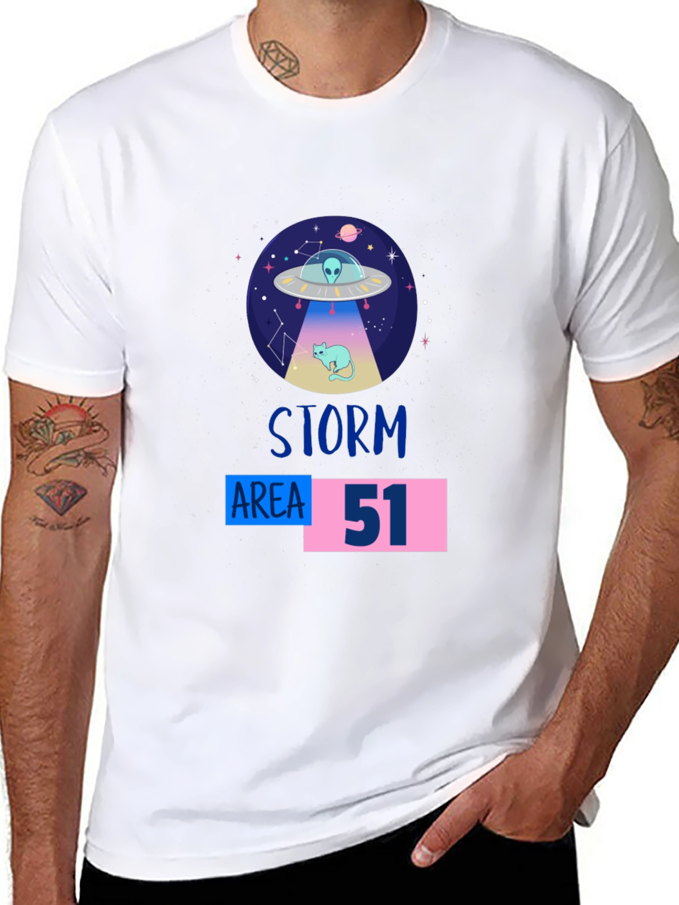 Storm Area 51 Alien Cat T-Shirt - 8
