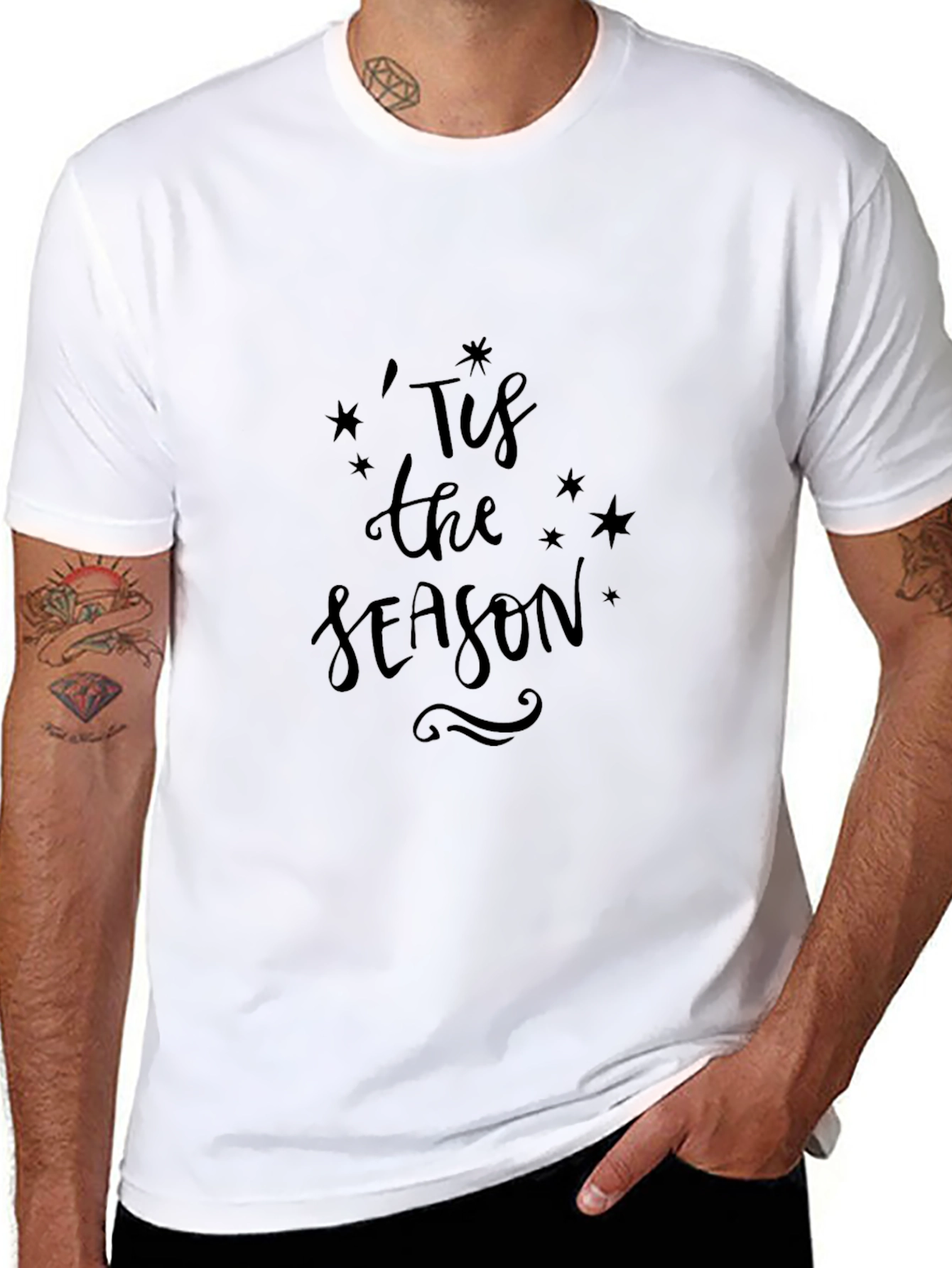 'Tis the Season Graphic Tee - Holiday Cheer Shirt - 8