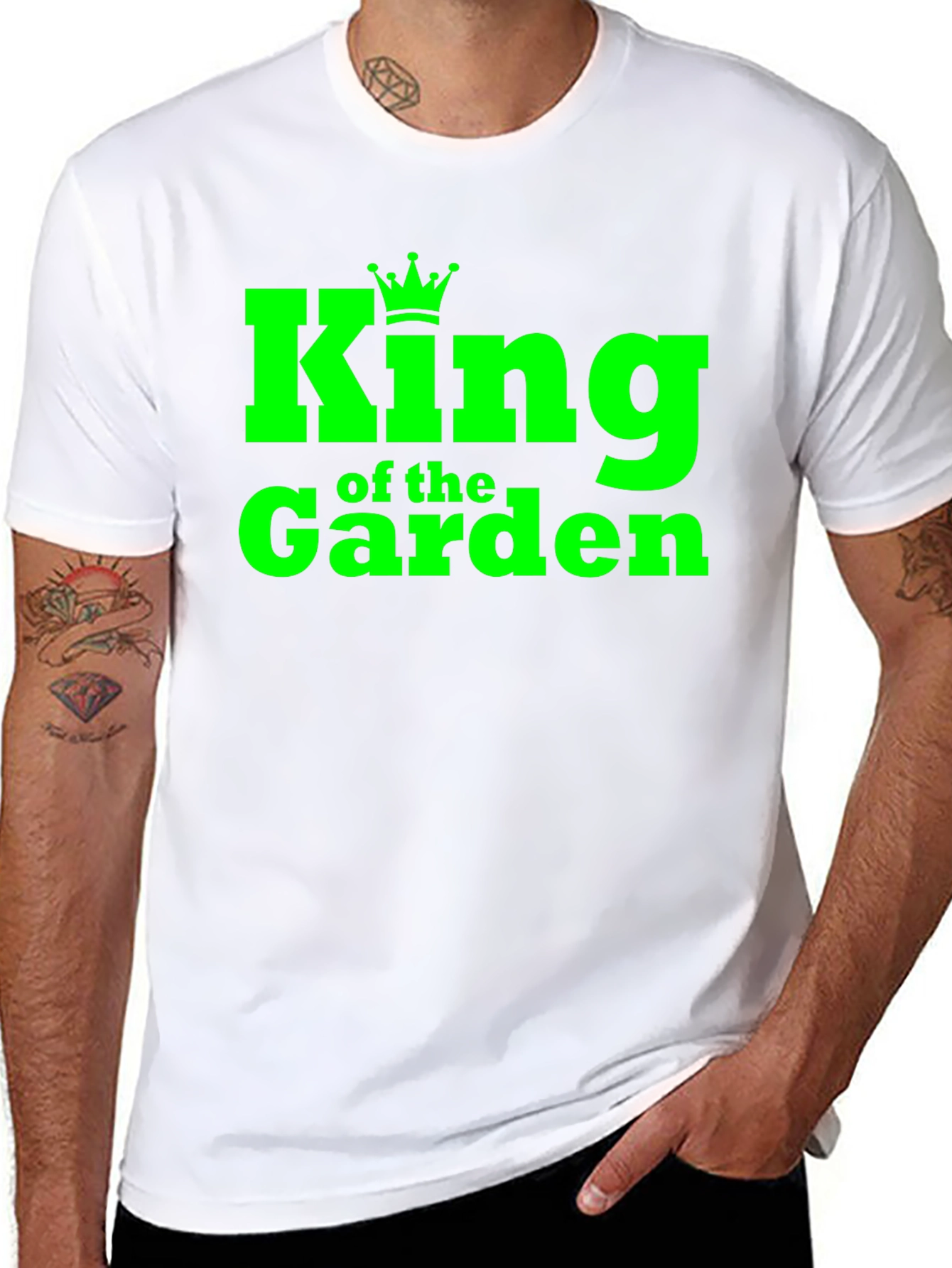 Black King of the Garden Graphic T-Shirt view 8
