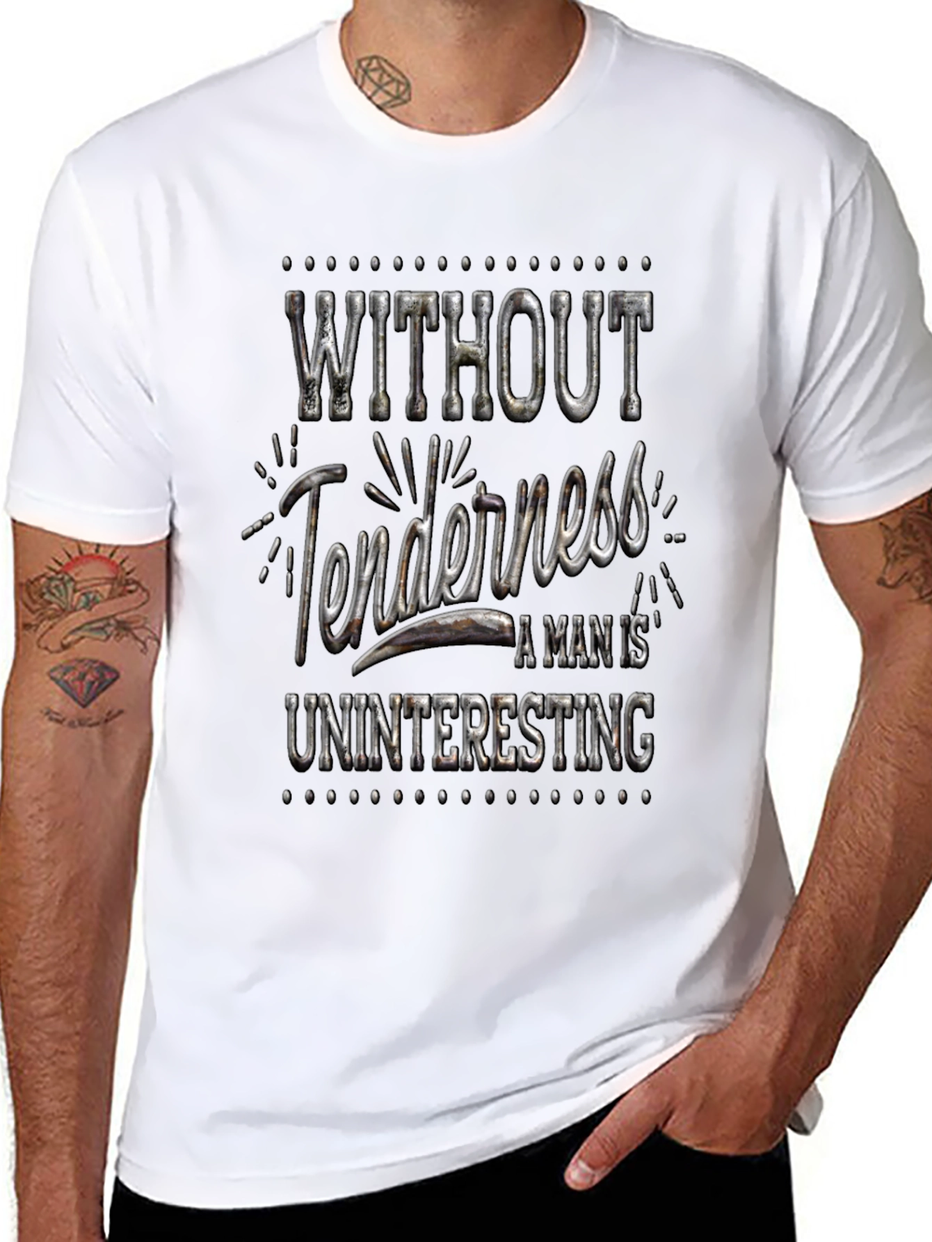 Black Without Tenderness T-Shirt view 8