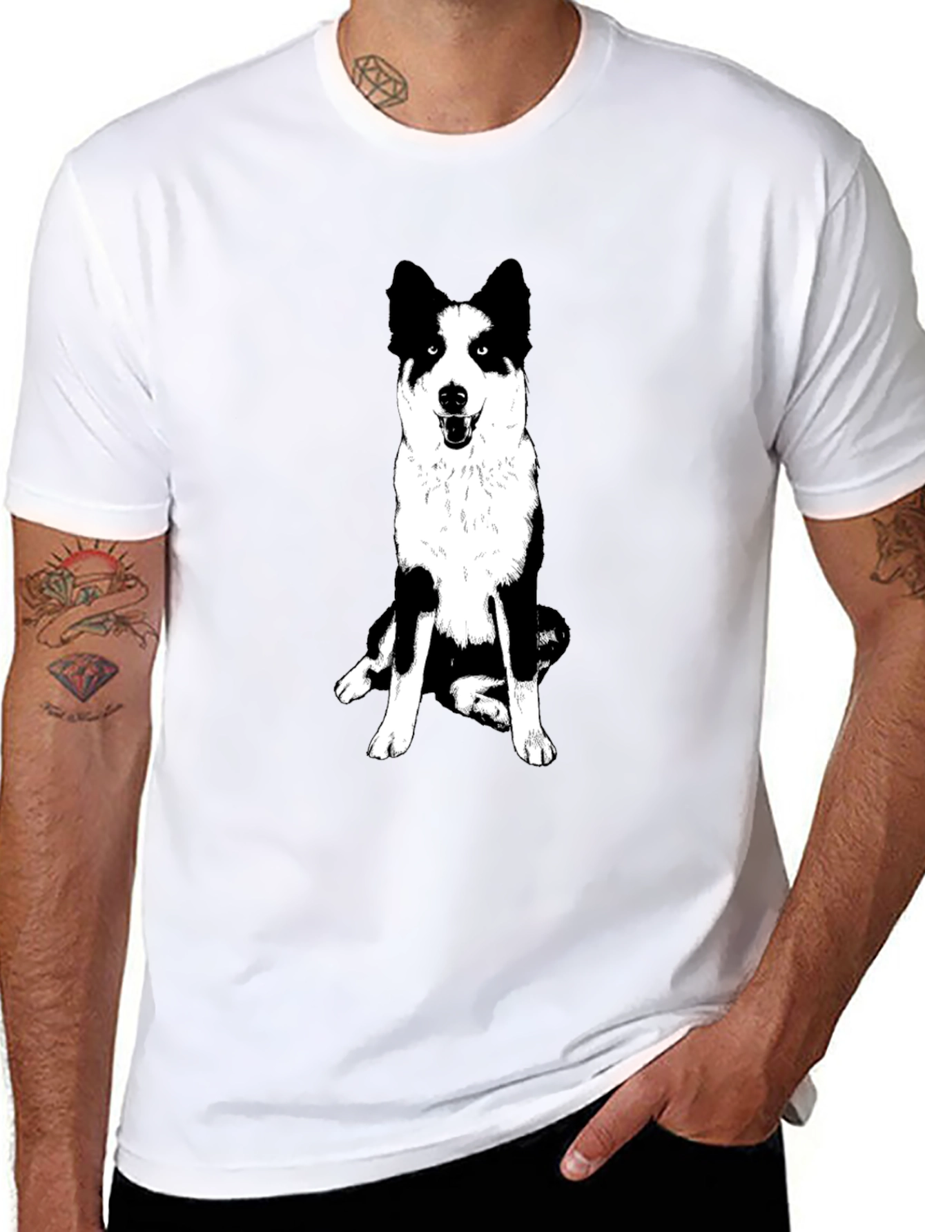 Black Dog Graphic Tee - Black T-Shirt view 8
