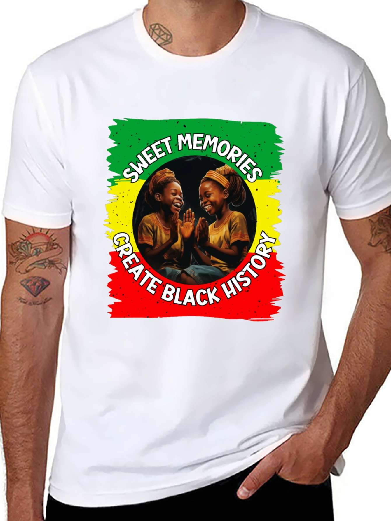 Black Sweet Memories Black History Graphic Tee view 8
