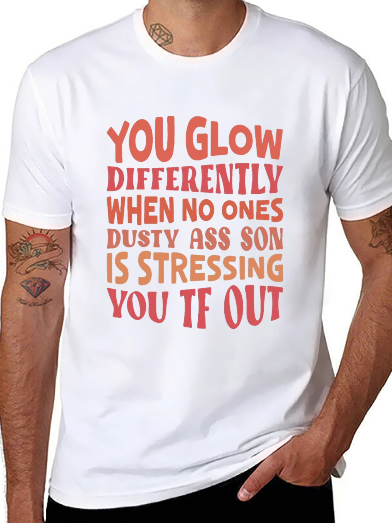 Glow Differently Graphic Tee - 8