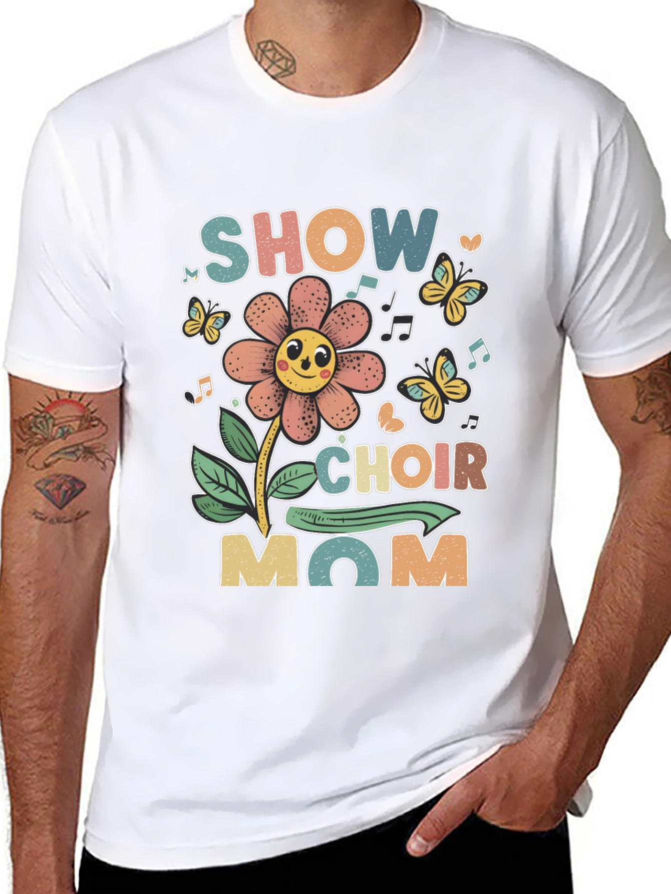 Black Show Choir Mom Graphic T-Shirt view 8