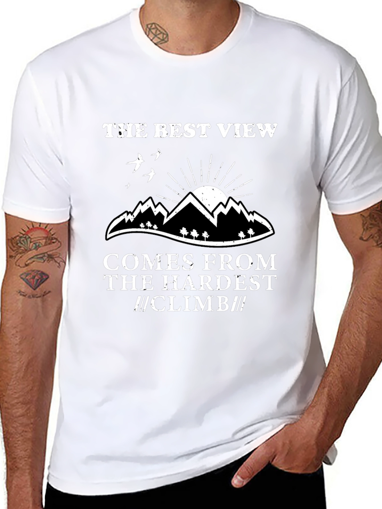 The Best View Climbing T-Shirt - 8