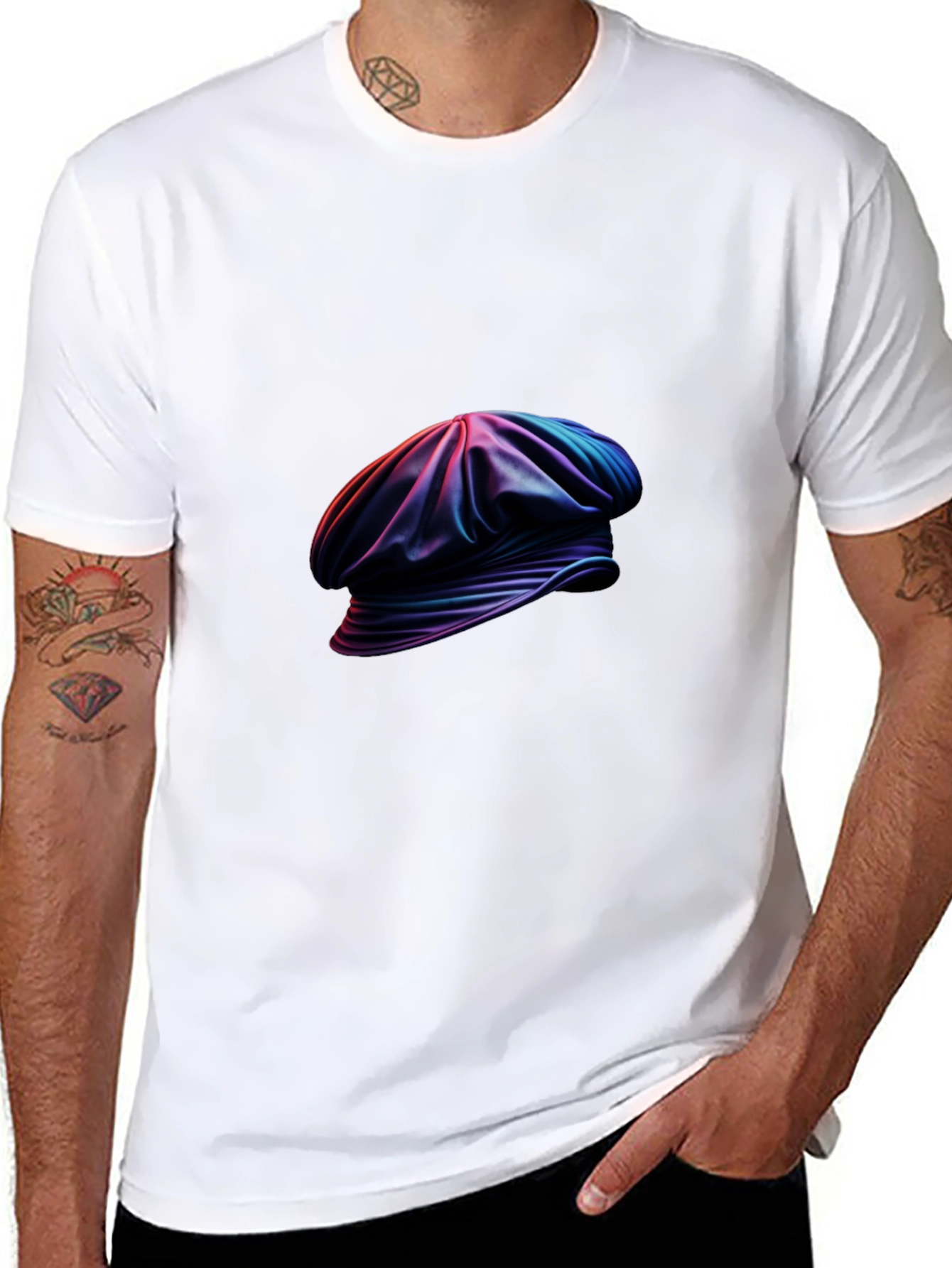 Black Chef's Hat Graphic Tee - Stylish Culinary Fashion view 8