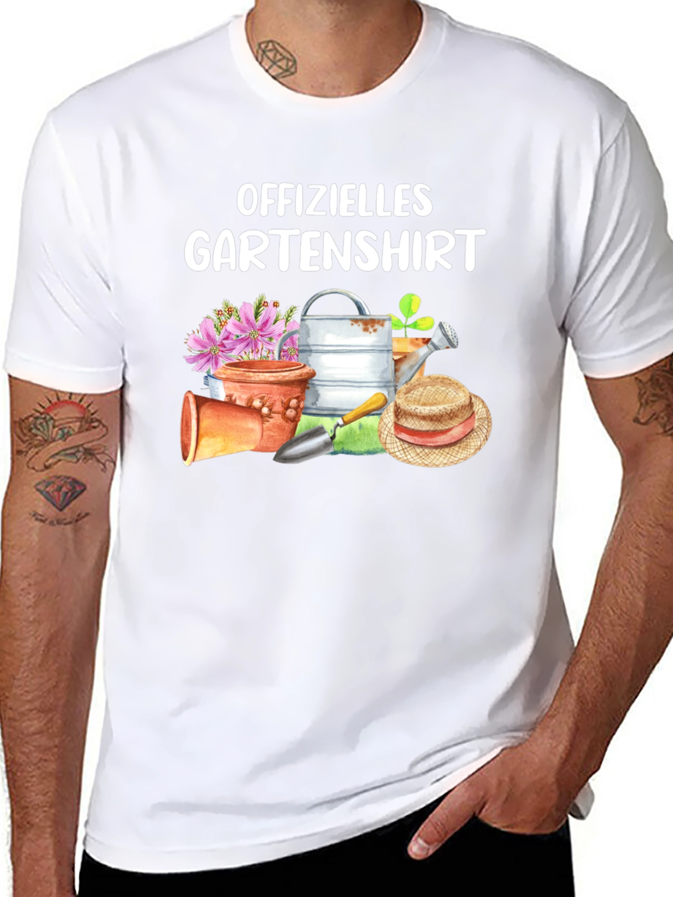 Black Offizielles Gartenshirt Gardening T-Shirt view 8