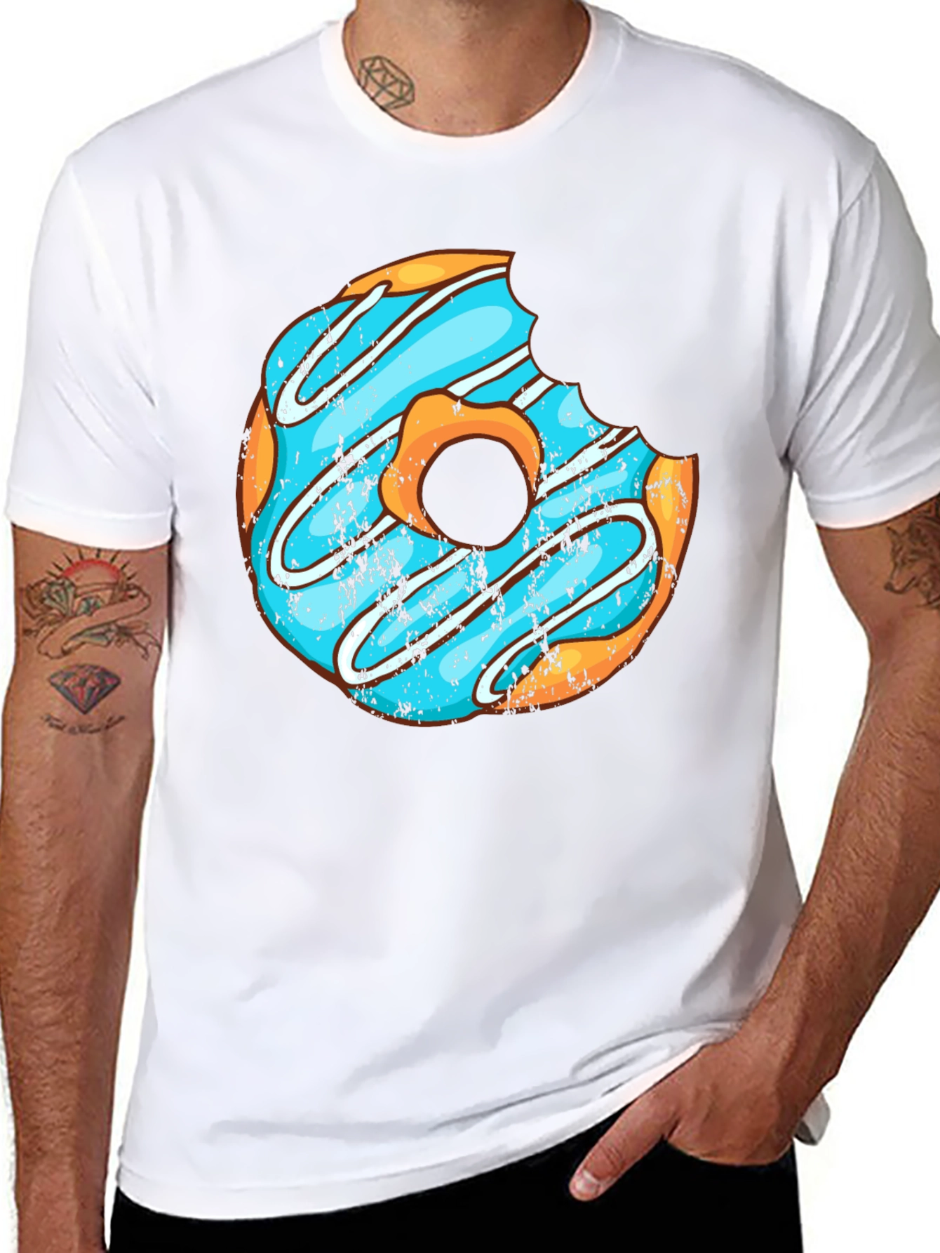 Black Donut Graphic Tee - Sweet Treat Style! view 8