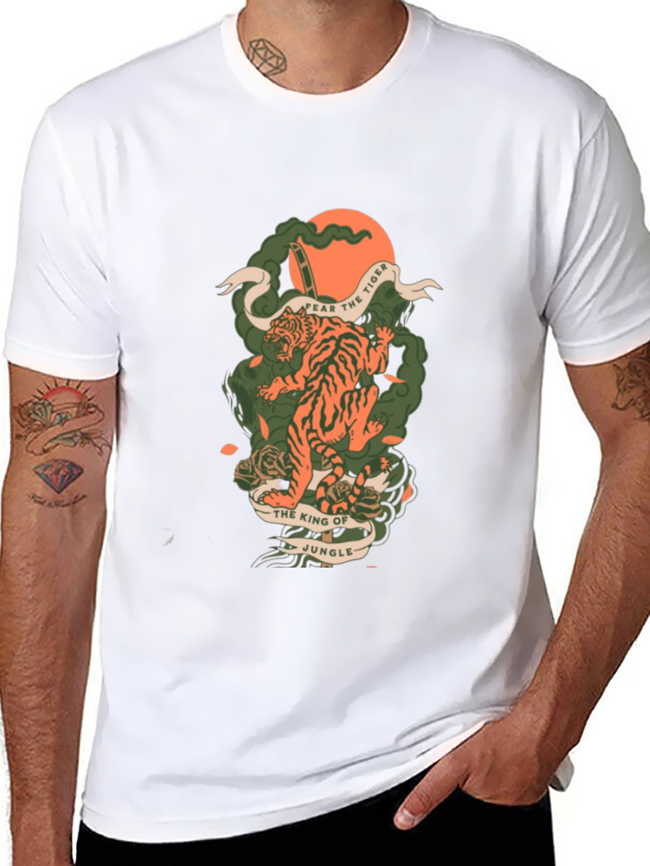 Black Tiger Graphic Tee - King of the Jungle view 8