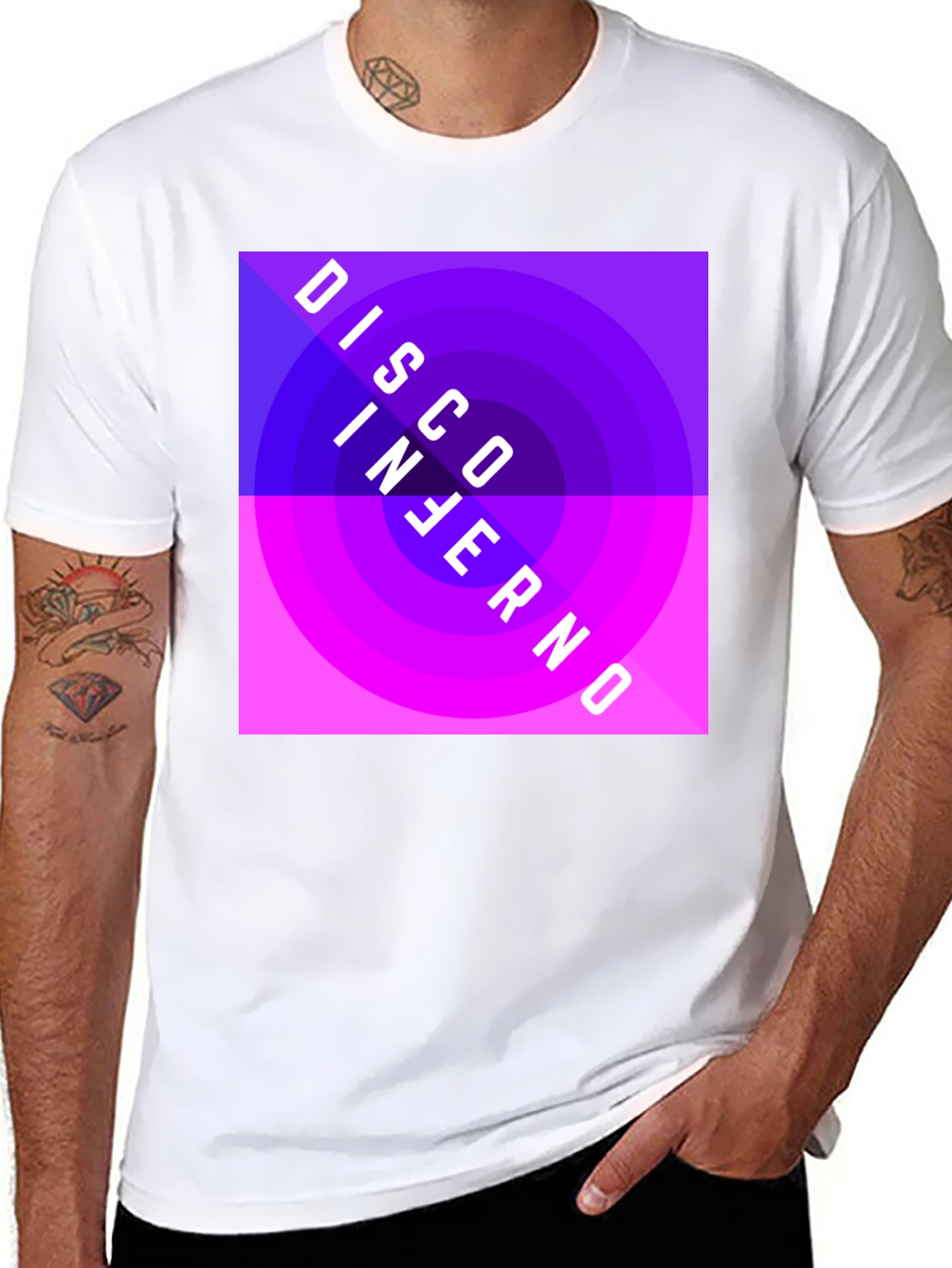 Black Disco Inferno Graphic Tee view 8