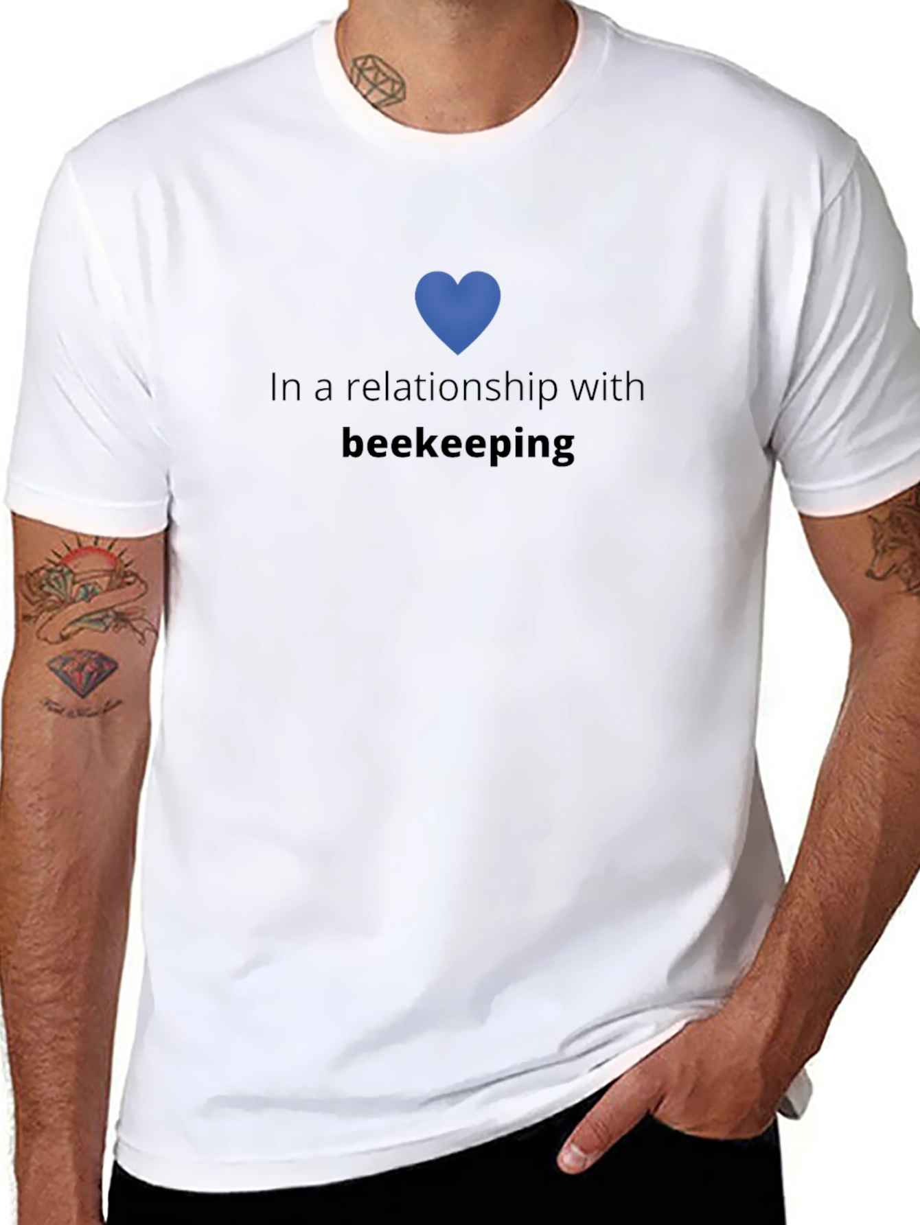 Black Beekeeping Relationship Graphic Tee - Soft Cotton Shirt view 8