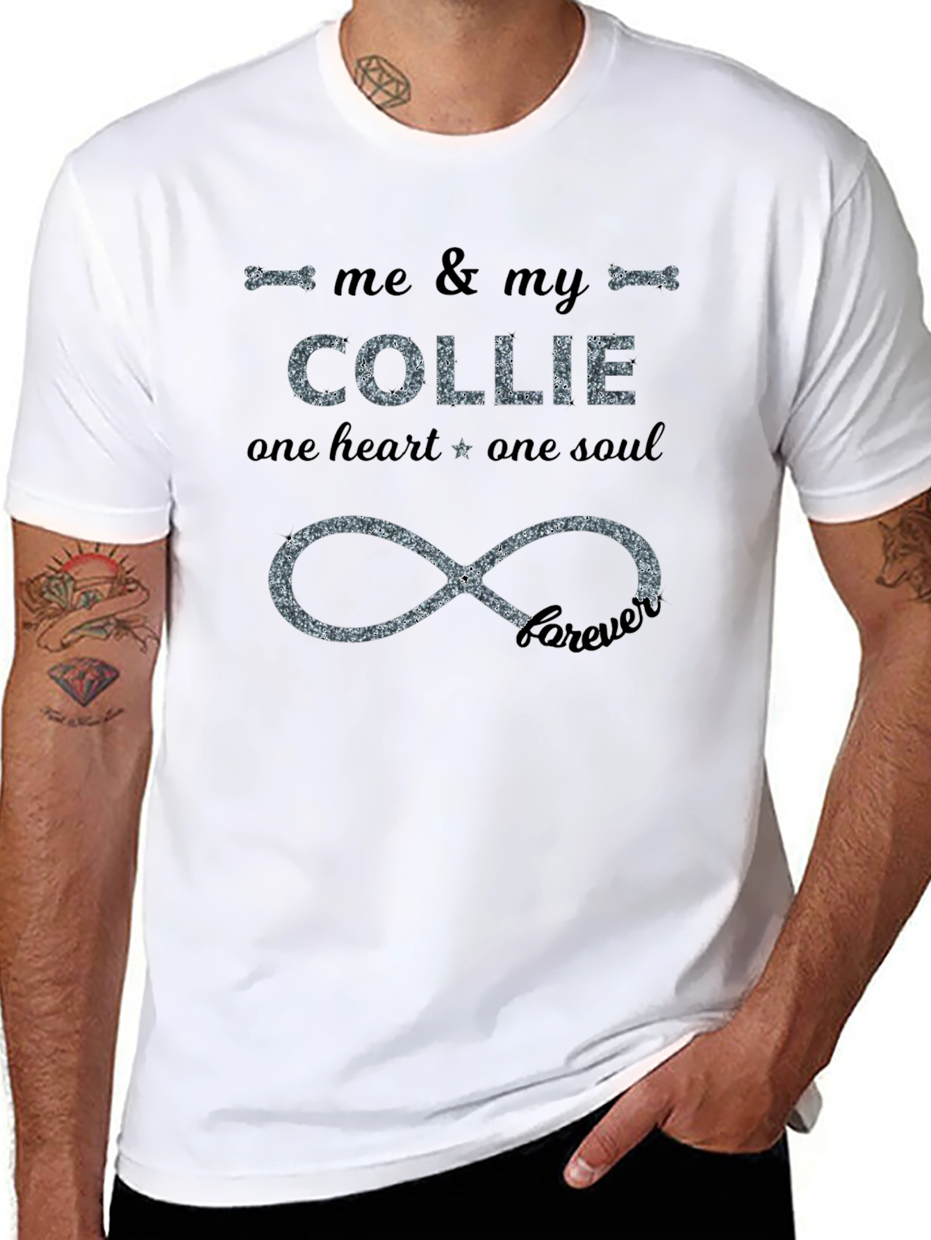 Black Me & My Collie T-Shirt Forever Love view 8