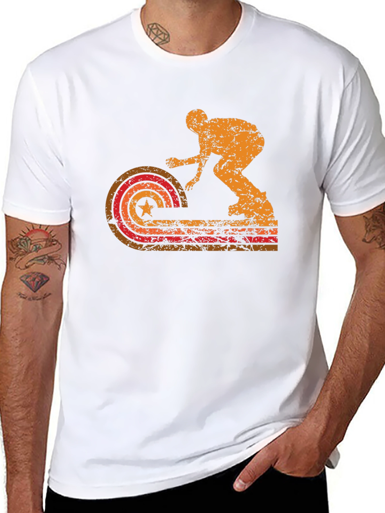 Black Retro Snowboarder T-Shirt - Vintage Style Graphic Tee view 8