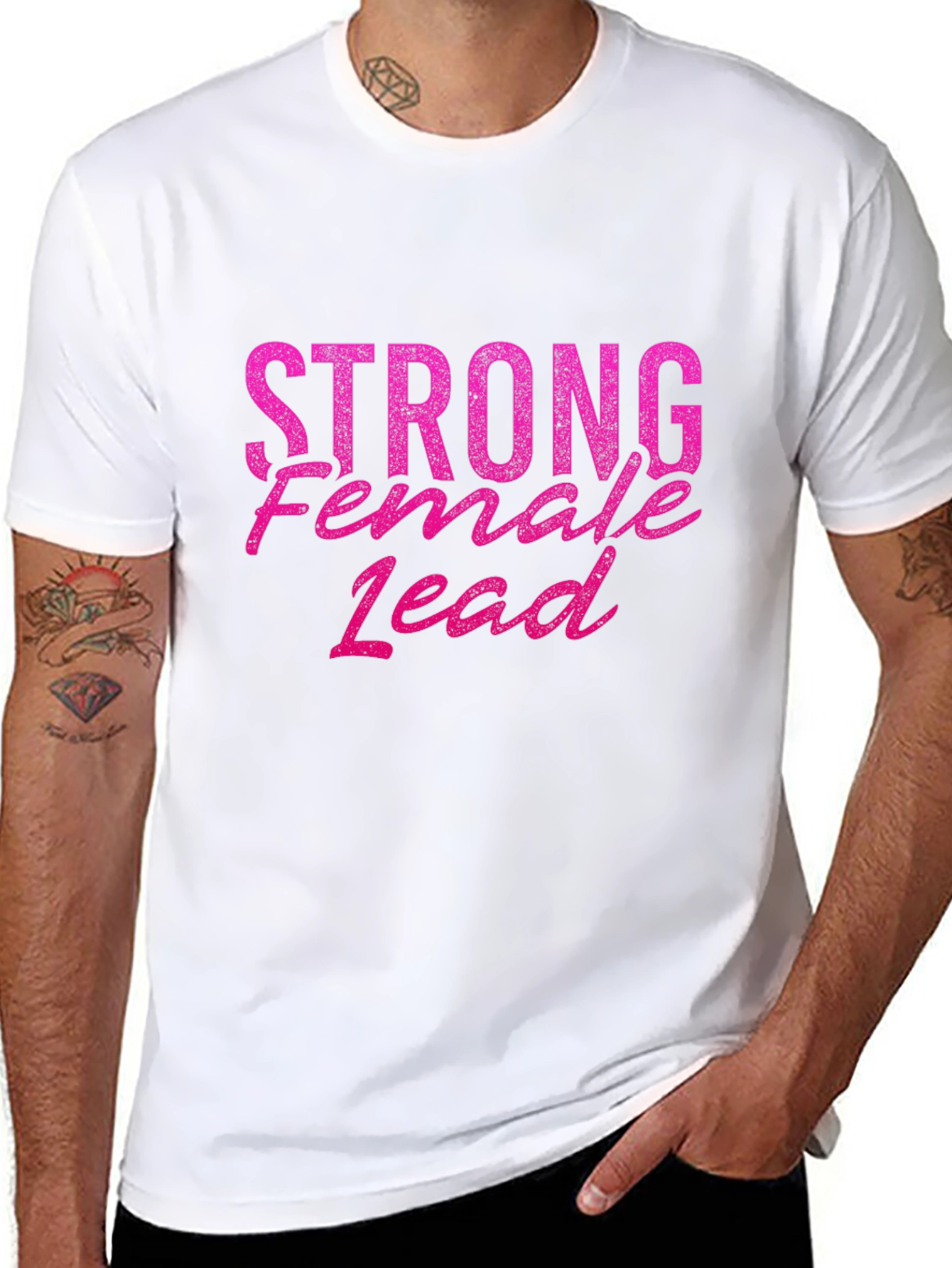 Black Strong Female Lead T-Shirt view 8