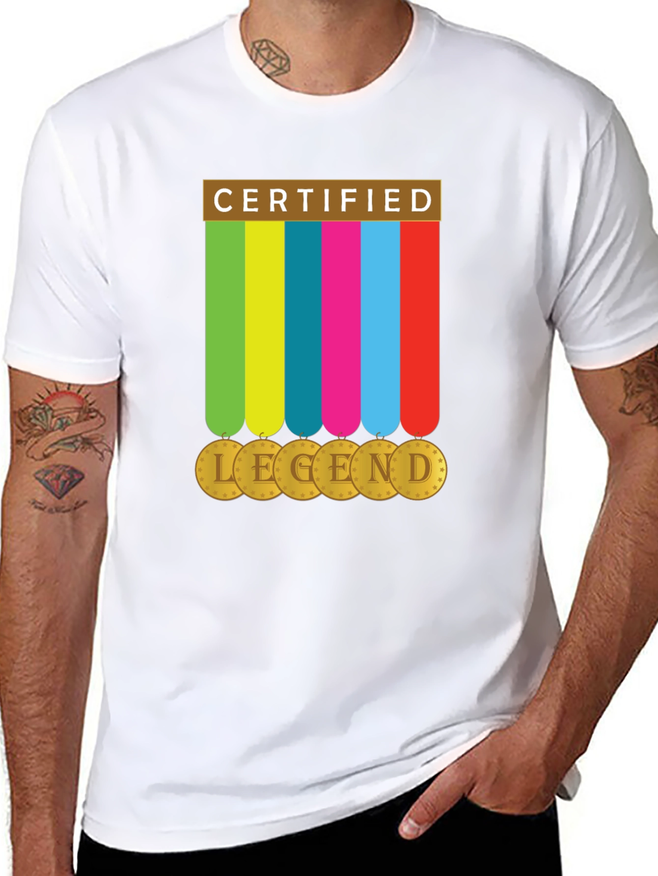Black Certified Legend Graphic T-Shirt view 8