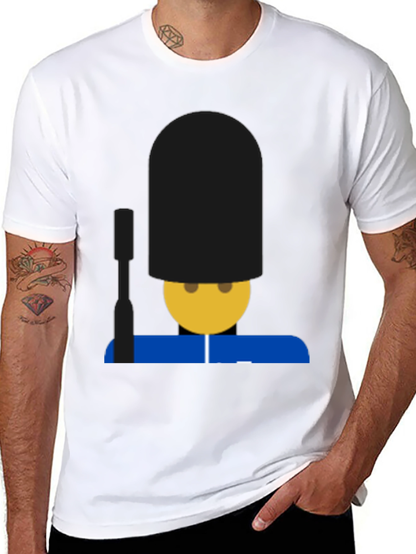 Black Royal Guard Graphic Tee view 8