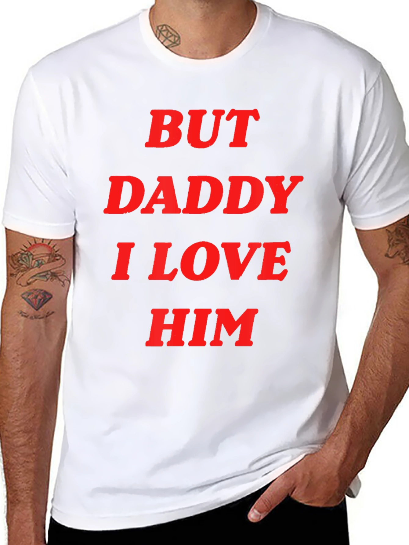 Black But Daddy I Love Him Tee view 8