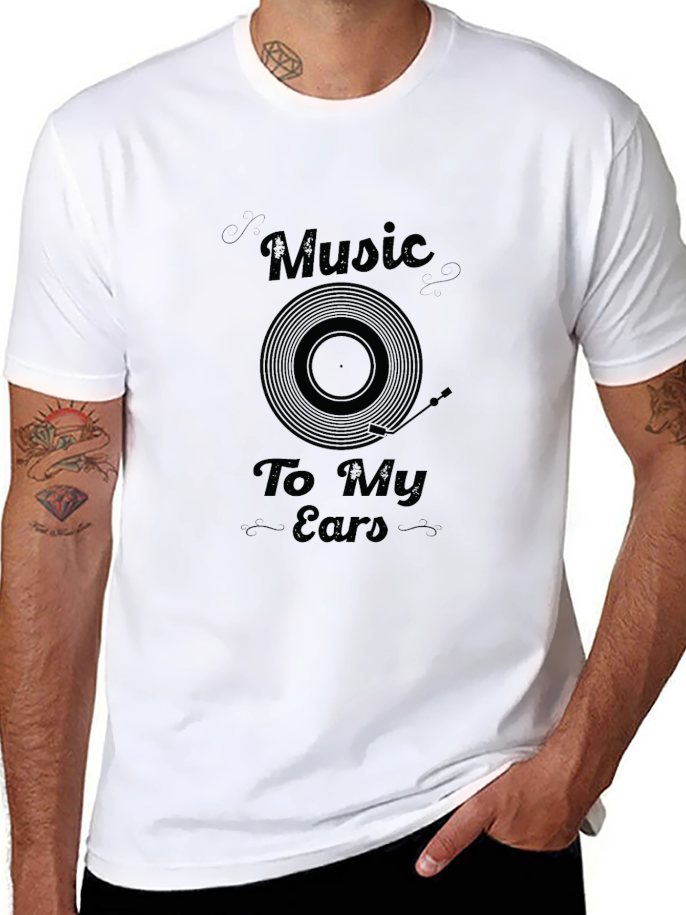 Black Music to My Ears Graphic Tee view 8