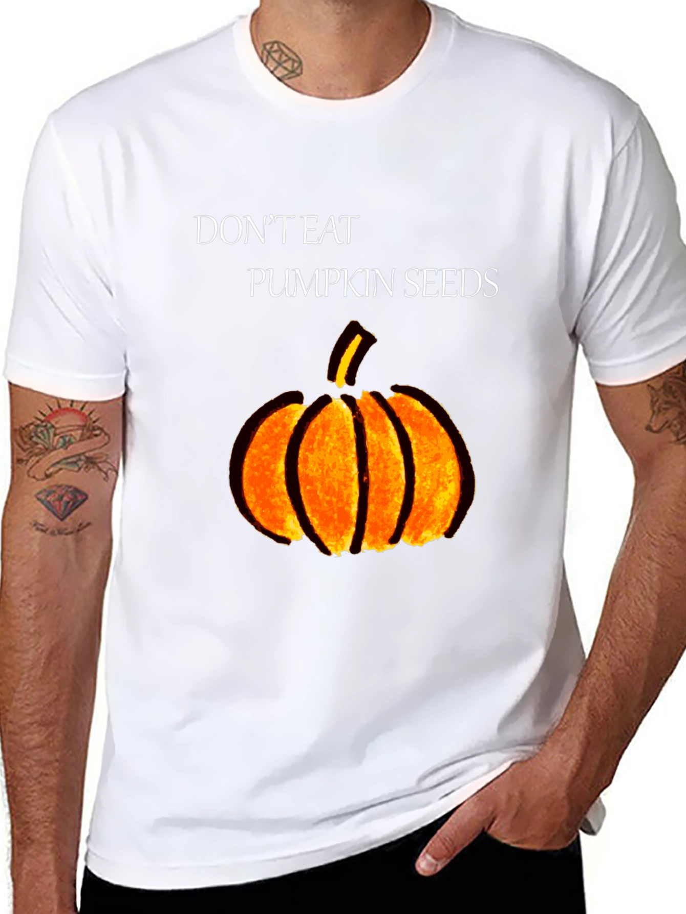Black Don't Eat Pumpkin Seeds Graphic Tee view 8
