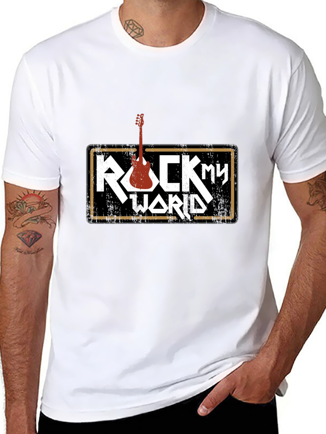 Black Rock My World Graphic Tee - Music T-Shirt view 8