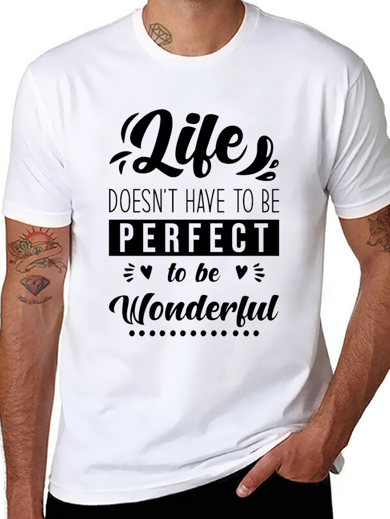 Life Doesn't Have To Be Perfect T-Shirt - 8