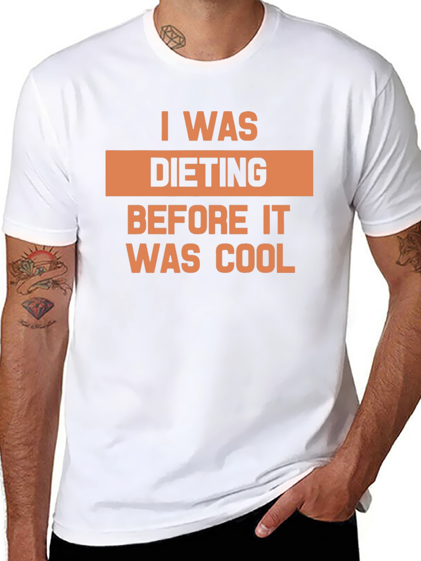 Dieting Before It Was Cool Graphic Tee - 8