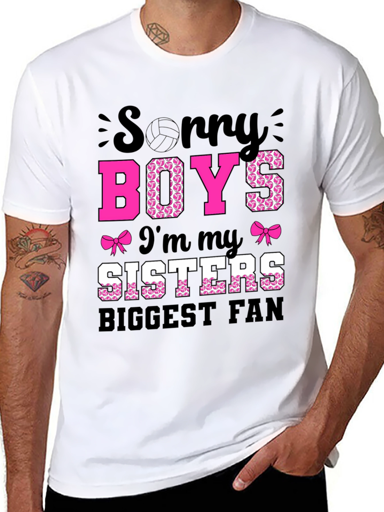 Sorry Boys I'm My Sisters Biggest Fan T-Shirt - 8