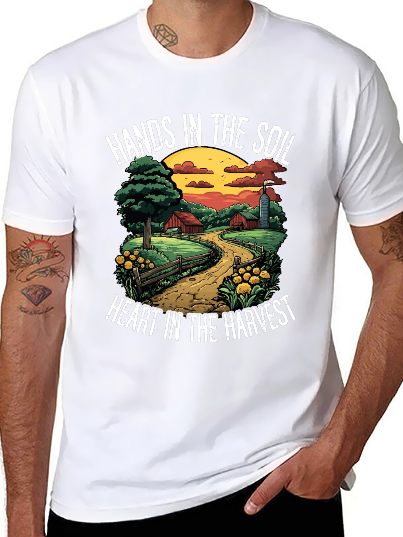 Hands in the Soil Farm Graphic Tee - 8